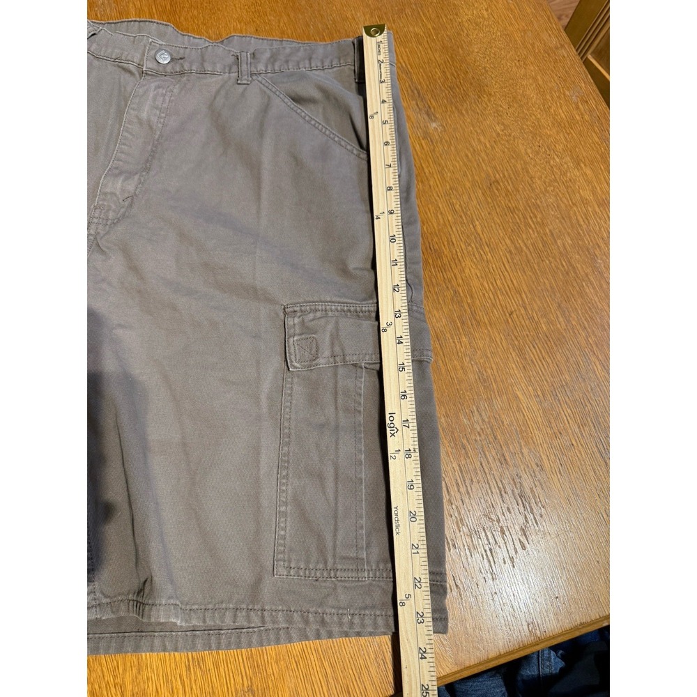 Vintage Levi's L2 Cargo Shorts Mens Size 38x12 Khaki Baggy Loose Fit 1999 Y2K‎ - Picture 4 of 14